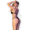Chilirose - Ensemble Body Cr 4700 Noir S/M
